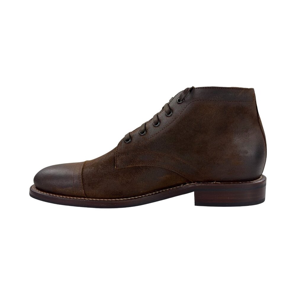 Thursday Boot Company Cadet Lace-Up Boots Mens Size 8 Mocha Burnished Suede NEW - Picture 5 of 10